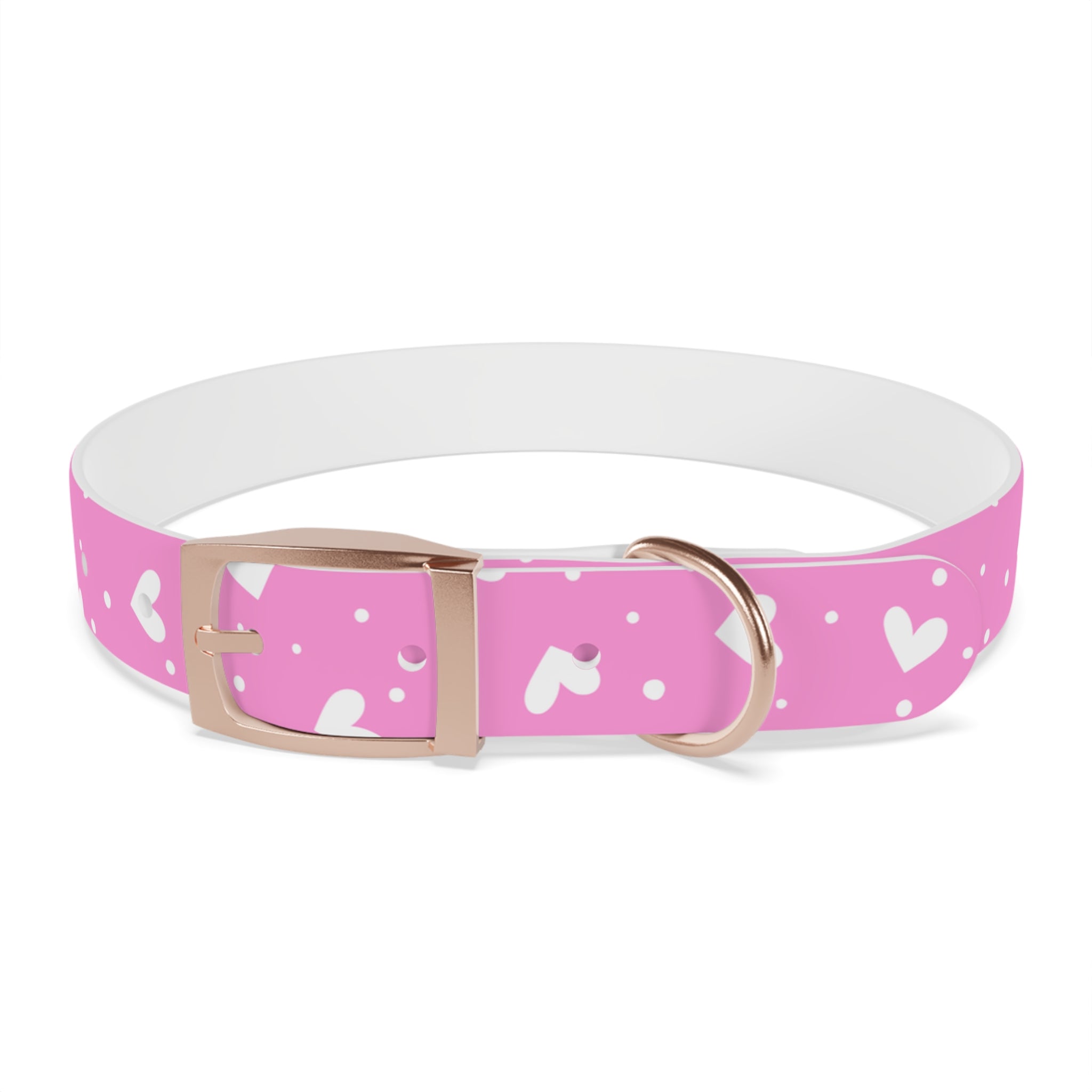 Collar para Perros Corazones Rosas | Diseño Valentine TPU Resistente Agua