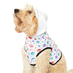 Sudadera con Capucha para Perros | Diseño Huellas Arcoíris