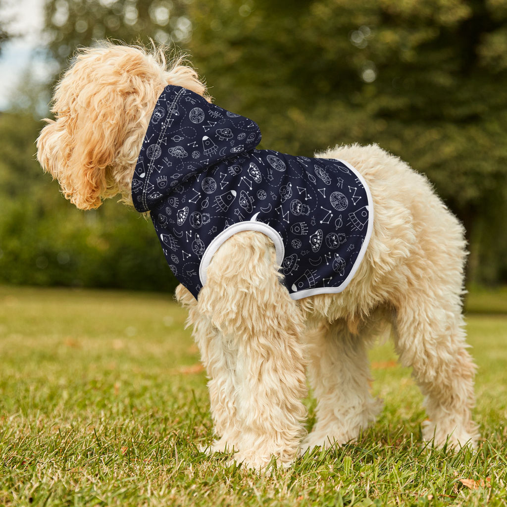 Sudadera con Capucha para Perros | Diseño Espacio Navy Galaxia