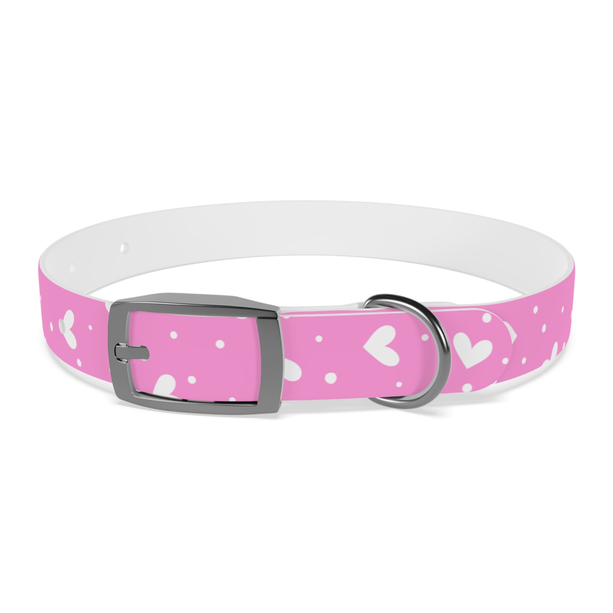 Collar para Perros Corazones Rosas | Diseño Valentine TPU Resistente Agua