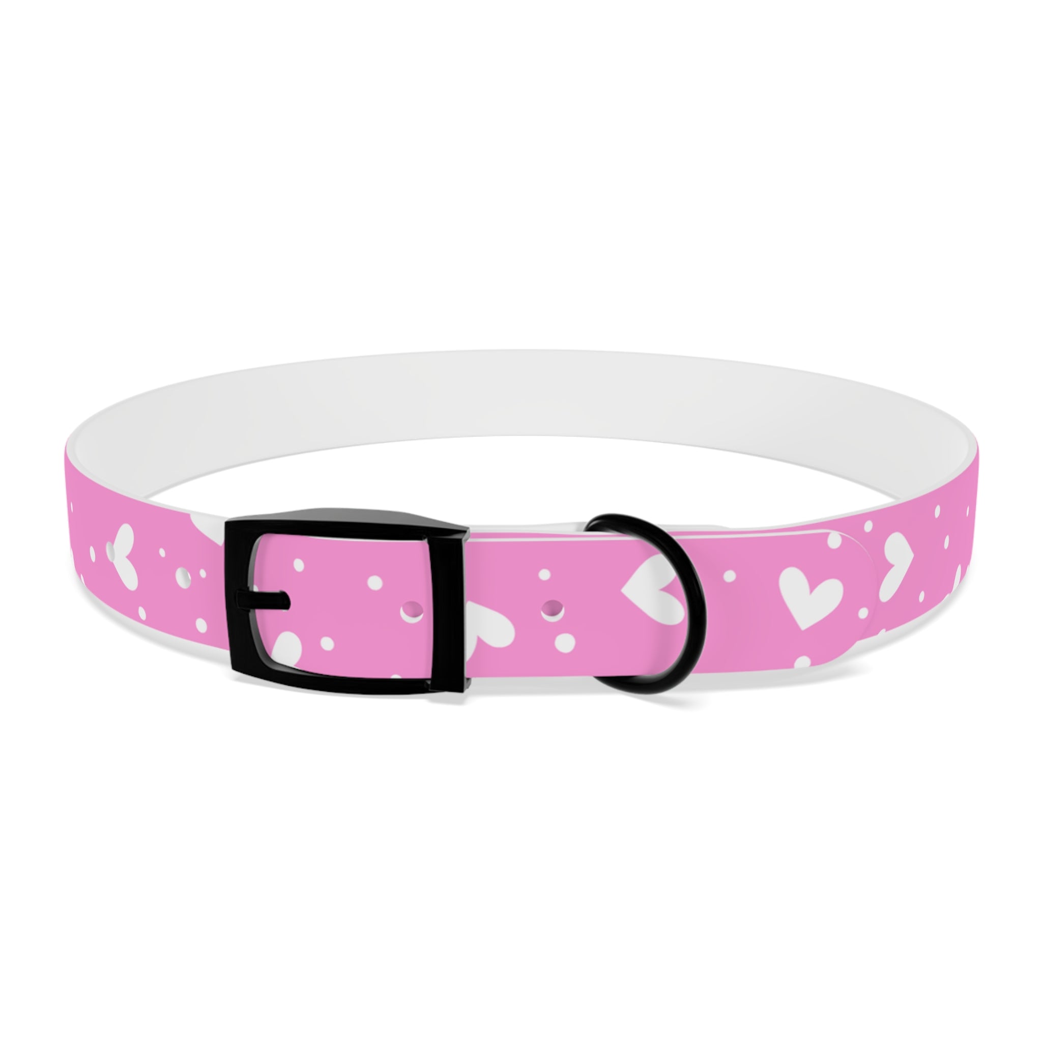 Collar para Perros Corazones Rosas | Diseño Valentine TPU Resistente Agua