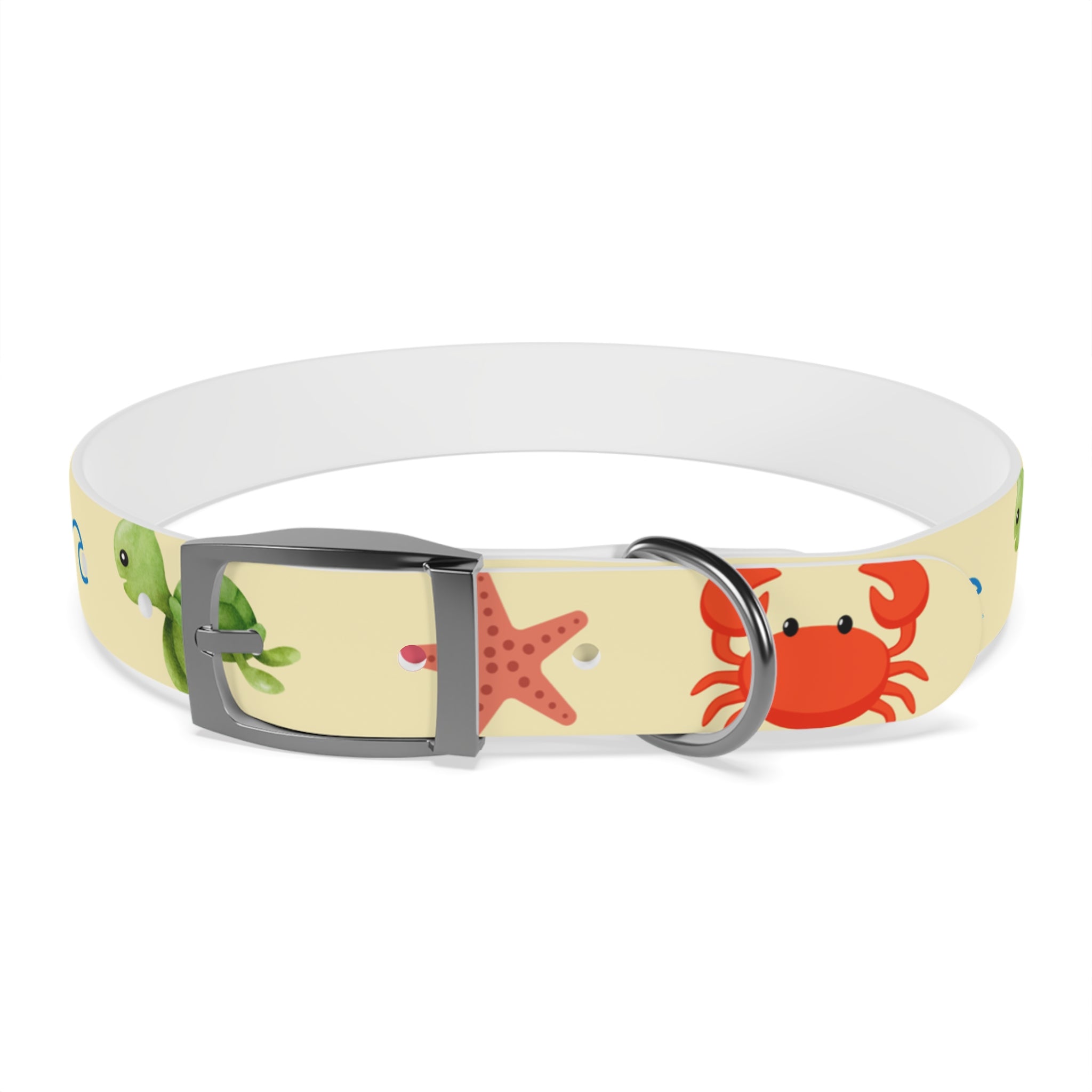 Collar para Perros Playa Verano | Diseño Cangrejos Palmeras Sandías TPU