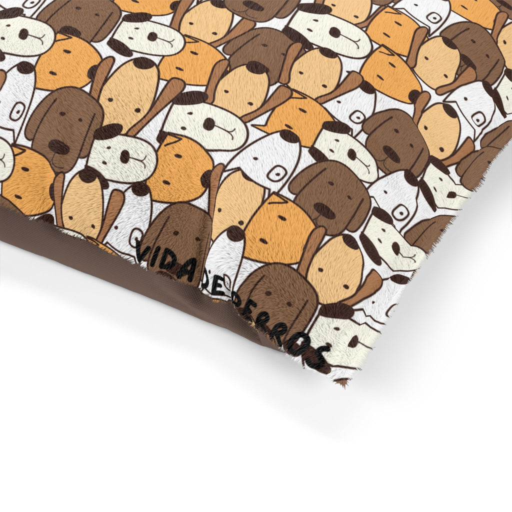 Cama para Perro | Diseño Perritos Cartoon Dibujados a Mano