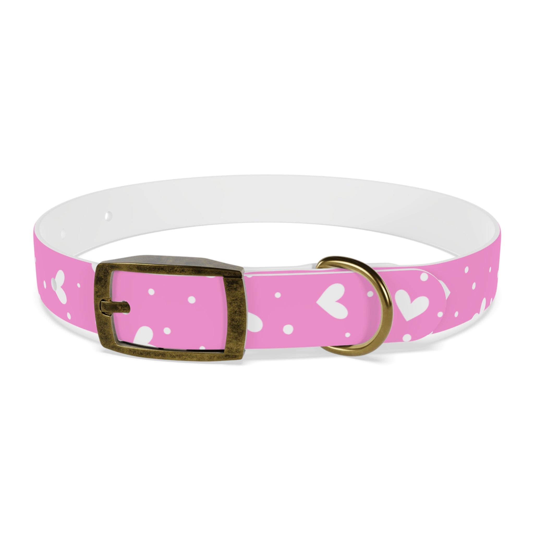 Collar para Perros Corazones Rosas | Diseño Valentine TPU Resistente Agua
