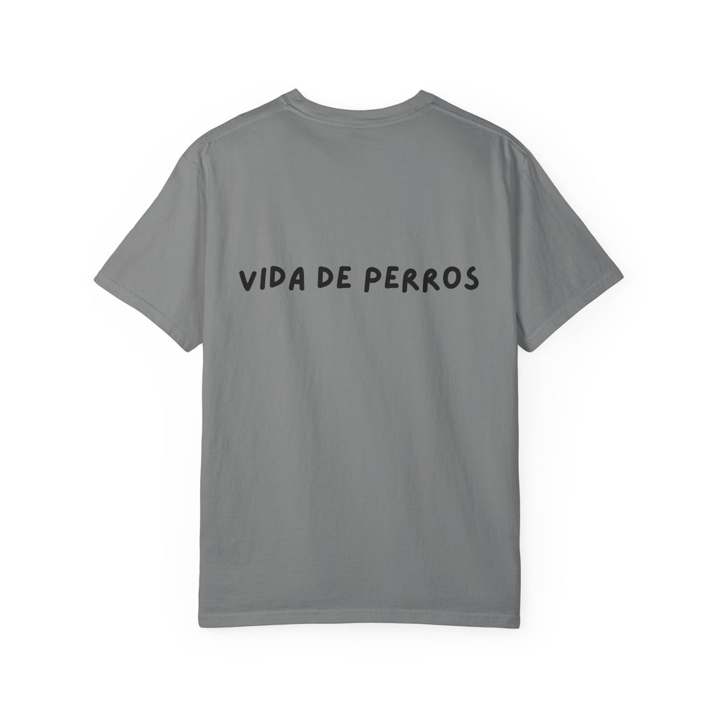 Camiseta Vida de Perros | Algodón Premium Efecto Vintage