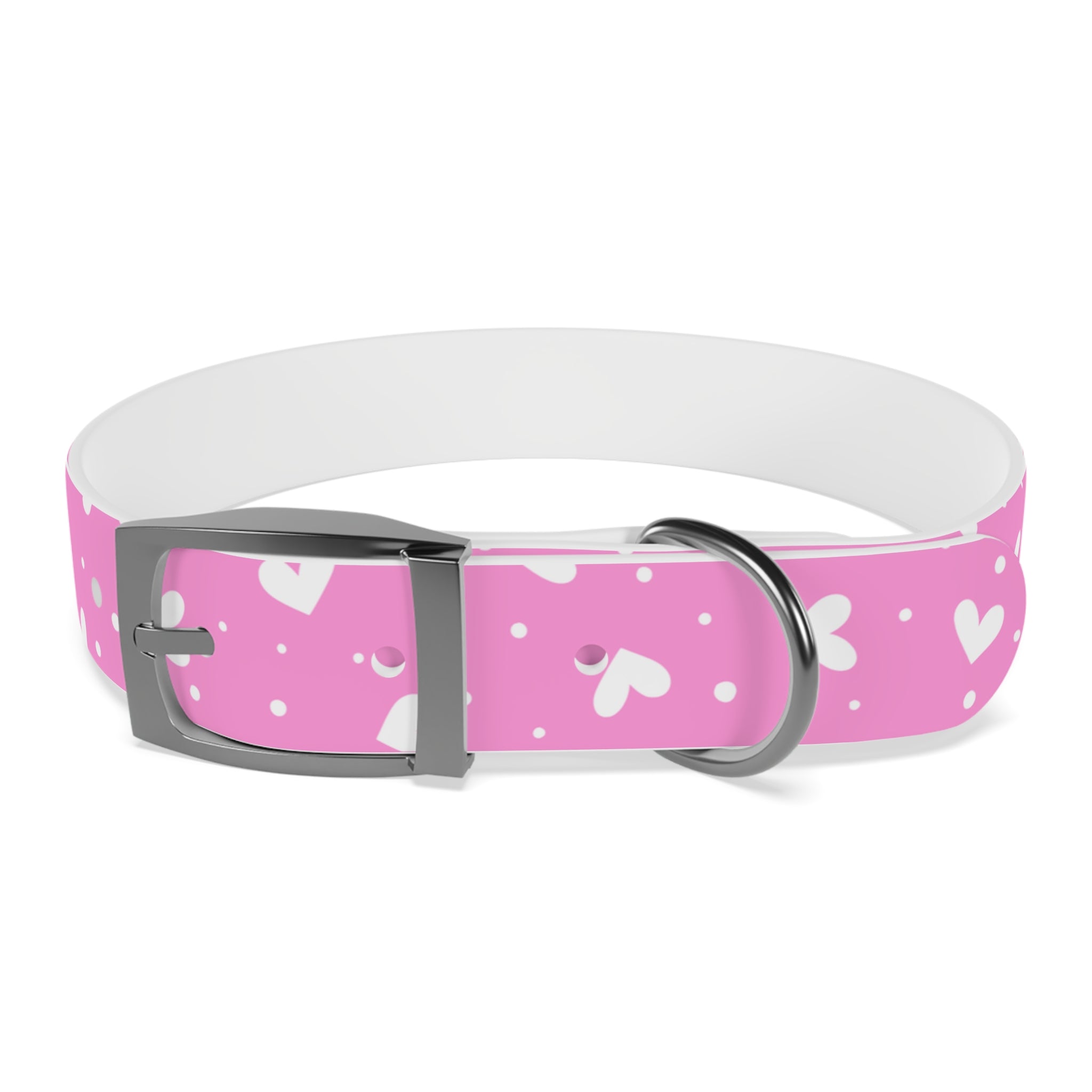 Collar para Perros Corazones Rosas | Diseño Valentine TPU Resistente Agua