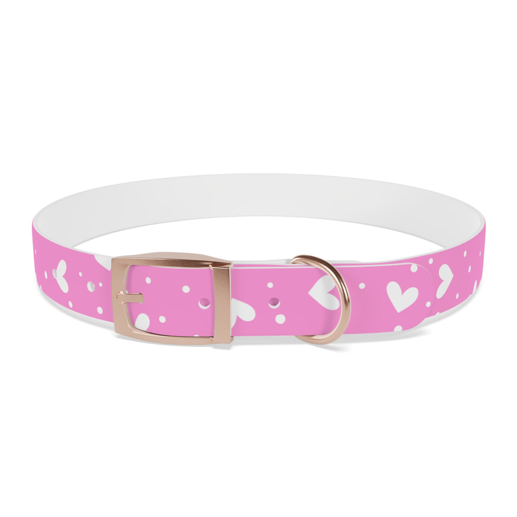 Collar para Perros Corazones Rosas | Diseño Valentine TPU Resistente Agua