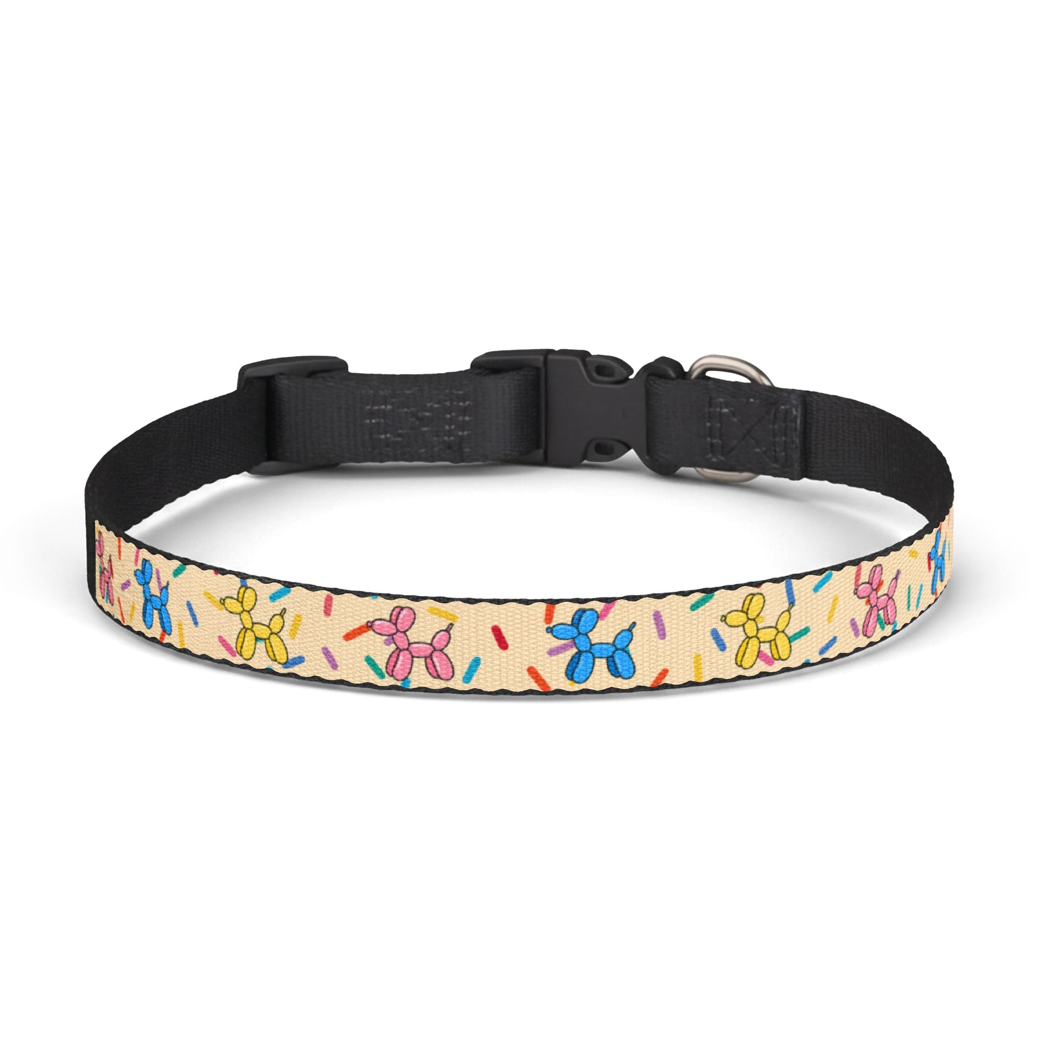 Collar Clip-On para Perros Balloon Dog | Diseño Globos Perrito Ajustable Pastel