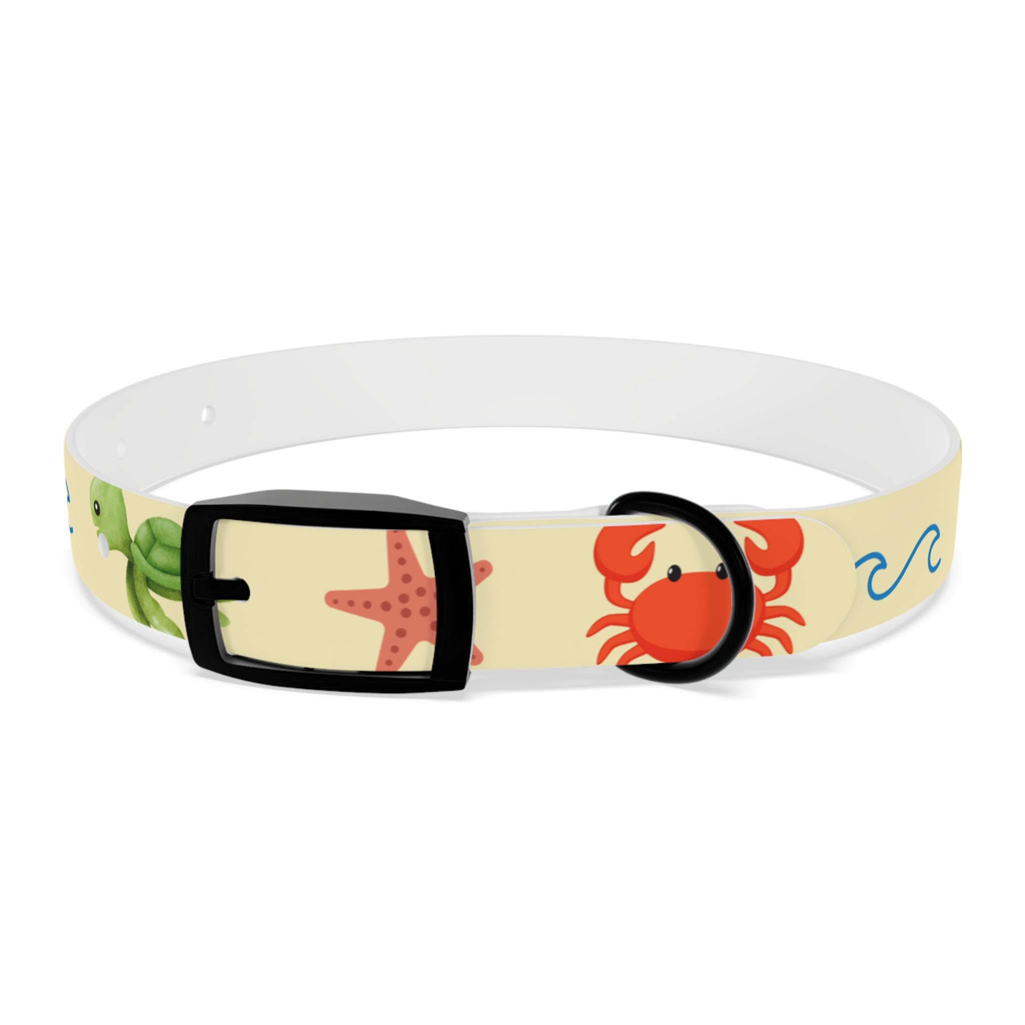 Collar para Perros Playa Verano | Diseño Cangrejos Palmeras Sandías TPU