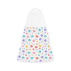 Sudadera con Capucha para Perros | Diseño Huellas Arcoíris