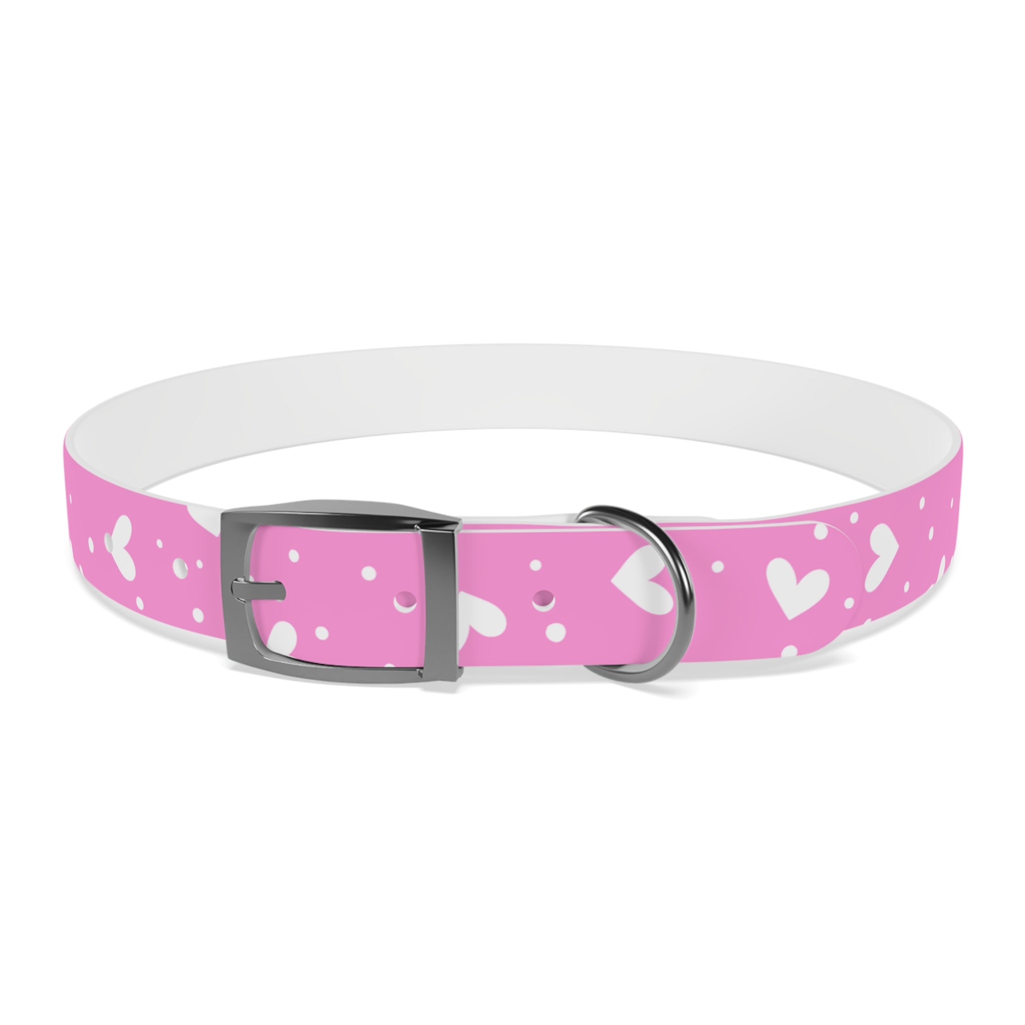 Collar para Perros Corazones Rosas | Diseño Valentine TPU Resistente Agua