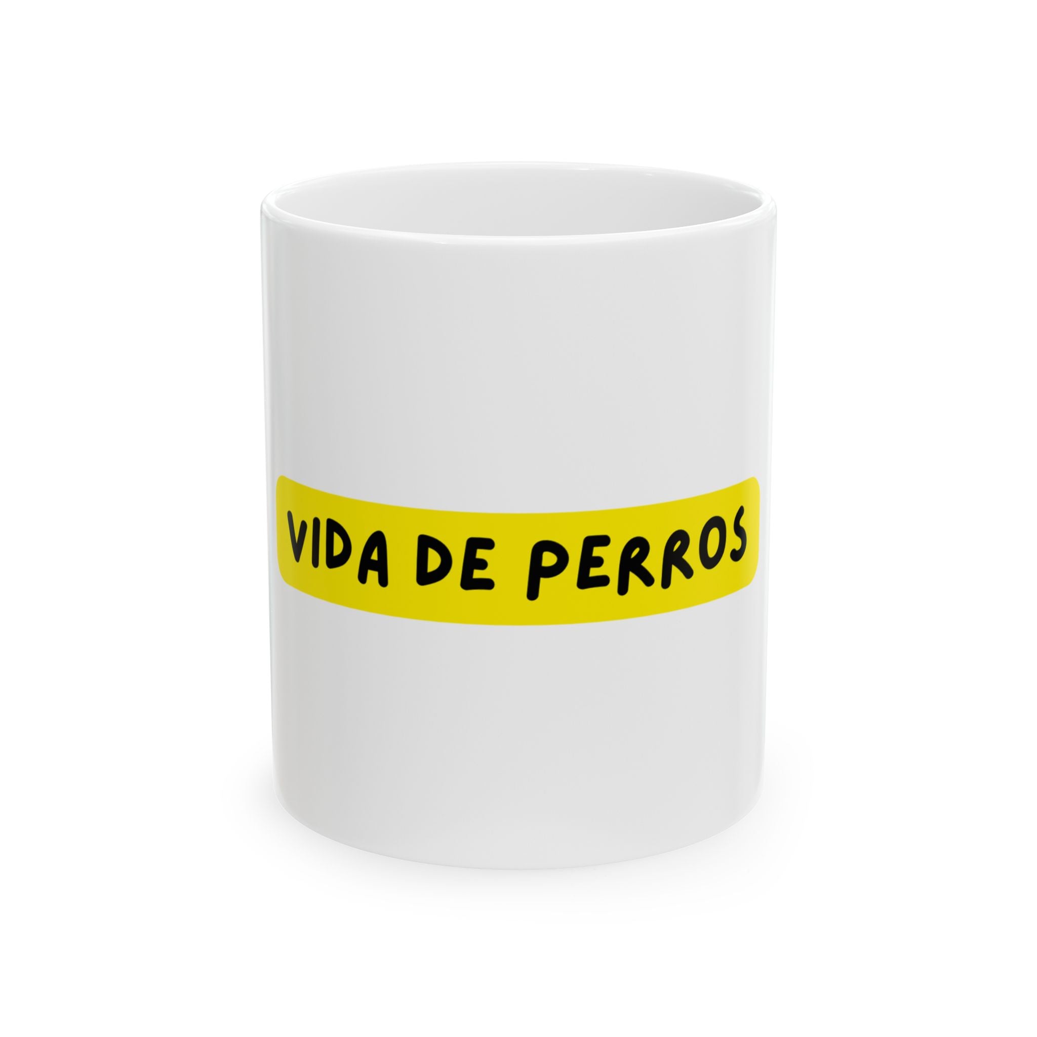 Taza Vida de Perros Cerámica 325ml/440ml | Taza Café Amantes Perros
