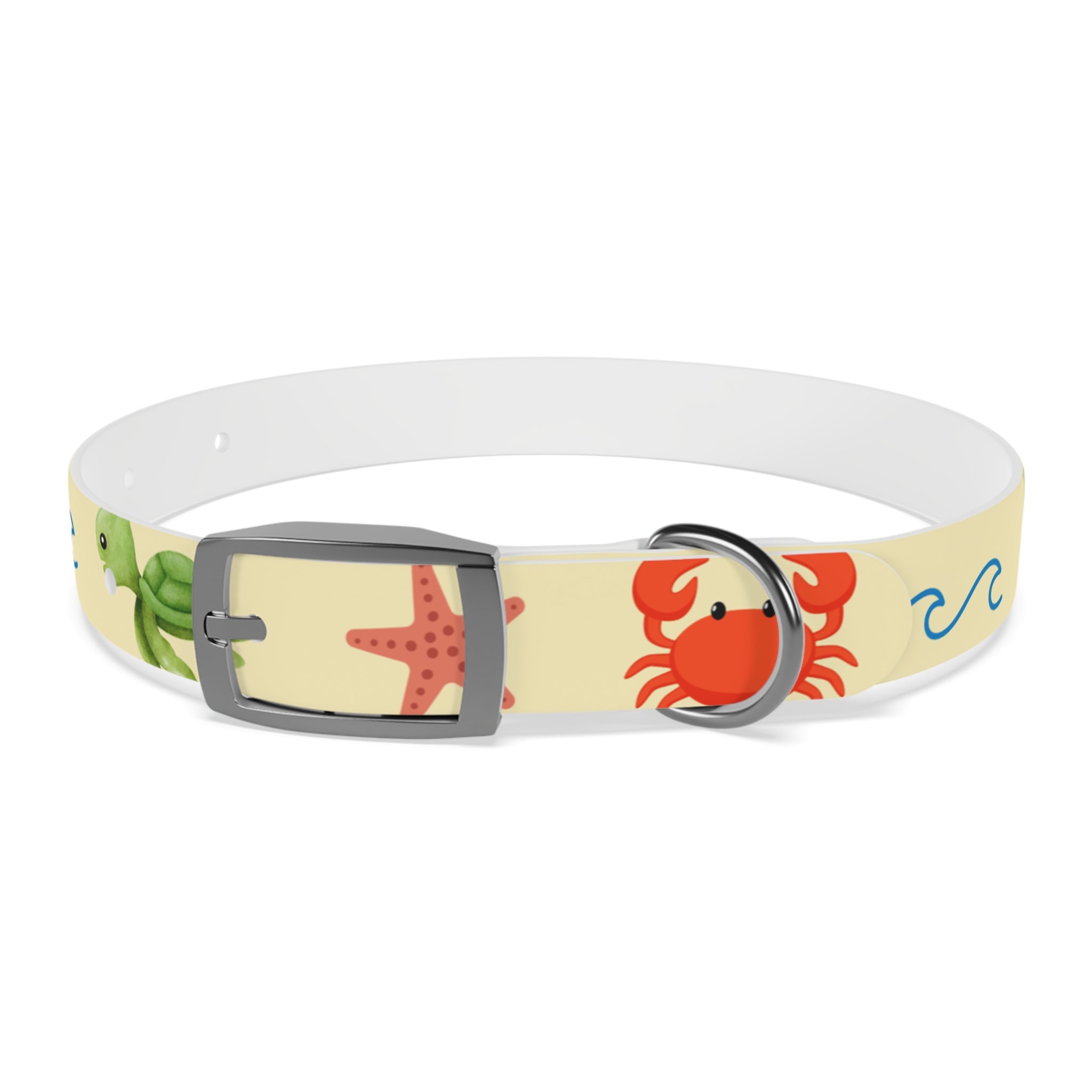 Collar para Perros Playa Verano | Diseño Cangrejos Palmeras Sandías TPU