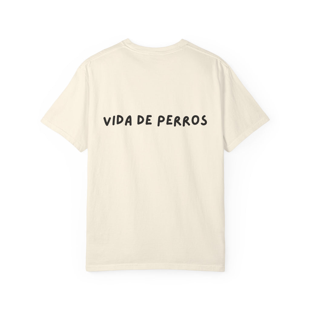 Camiseta Vida de Perros | Algodón Premium Efecto Vintage