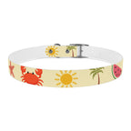 Collar para Perros Playa Verano | Diseño Cangrejos Palmeras Sandías TPU