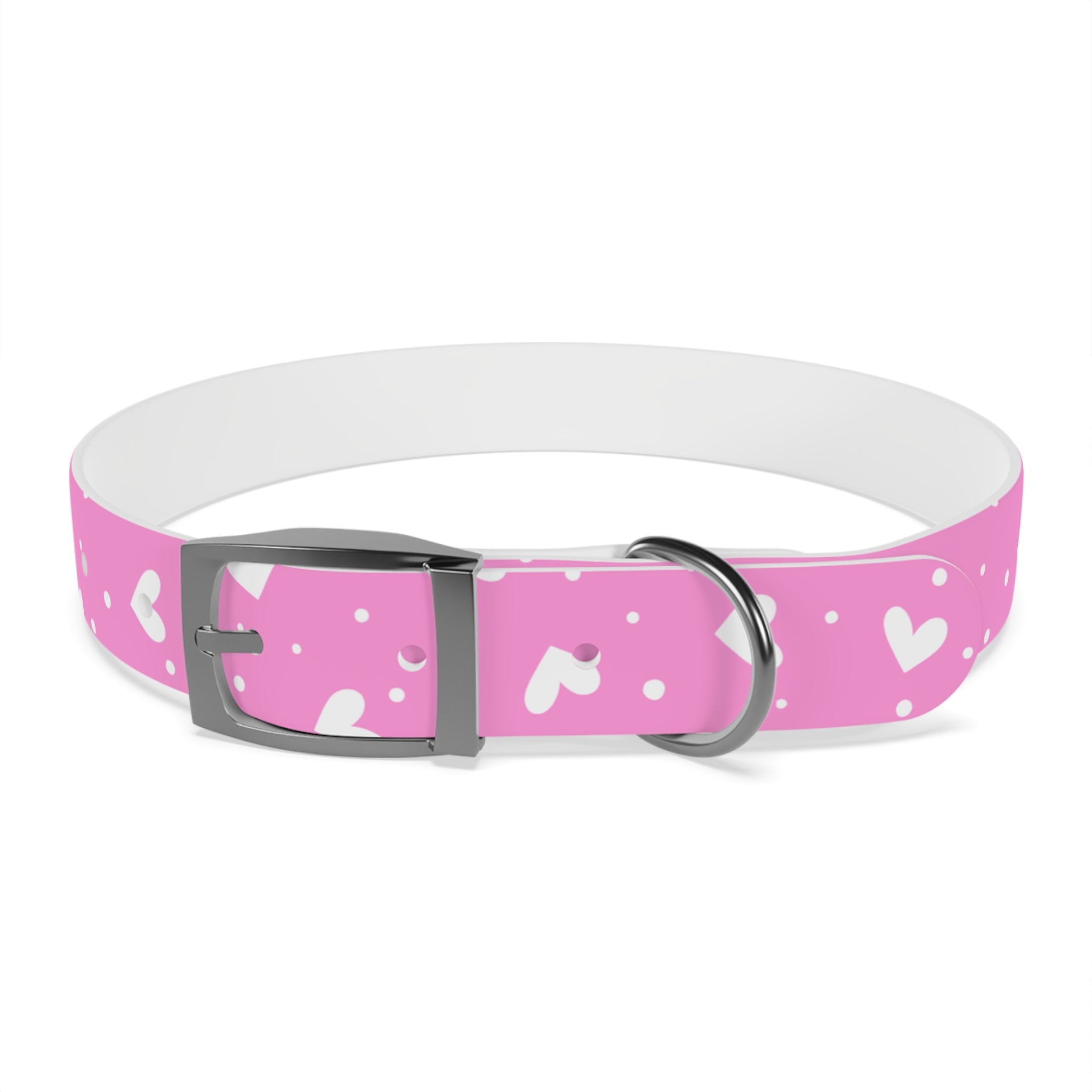 Collar para Perros Corazones Rosas | Diseño Valentine TPU Resistente Agua
