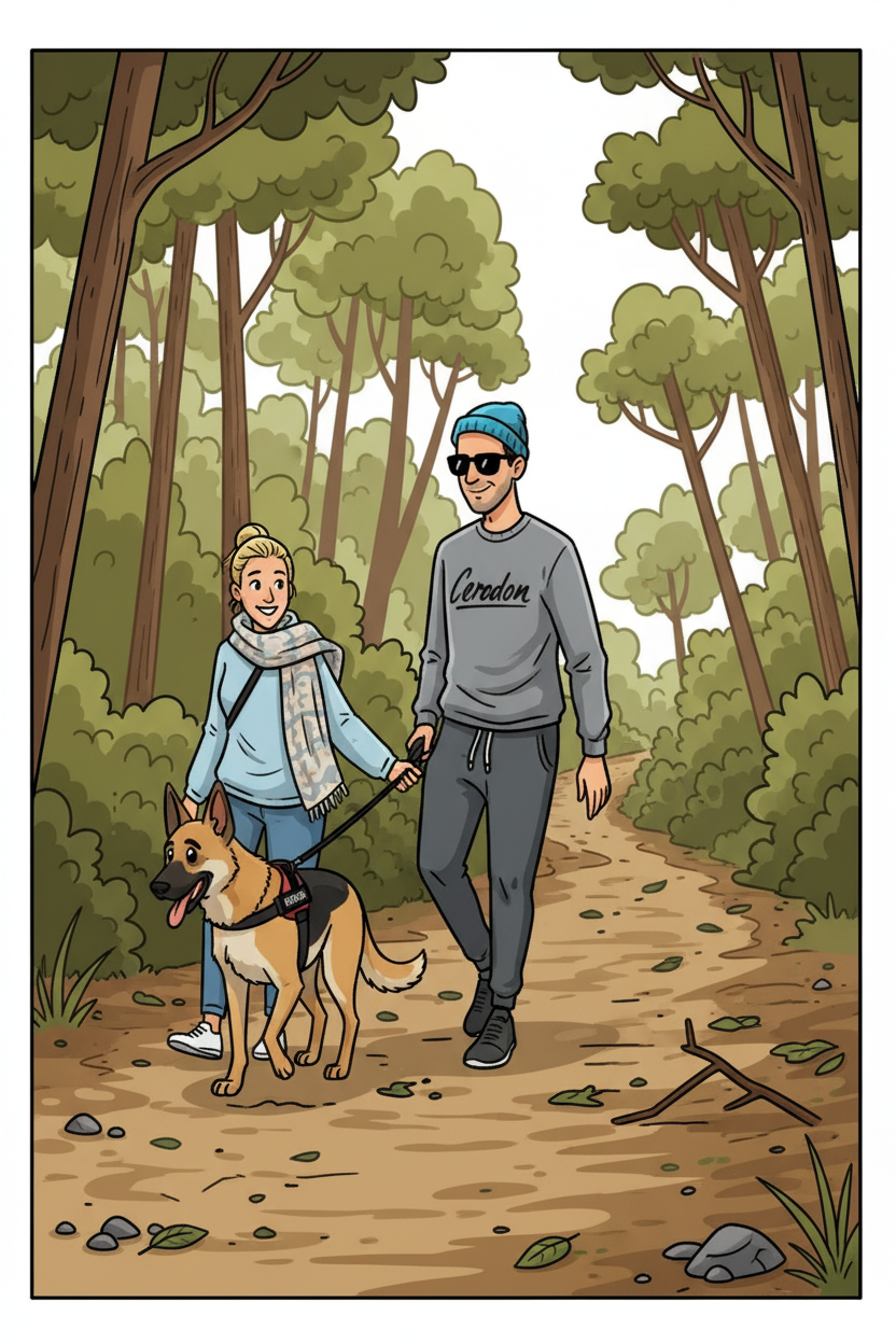 Fran, Andrea y Nala. - Vida de perros